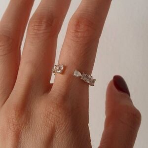 Lili Claspe Mavis Cuff Ring Women's Size 7